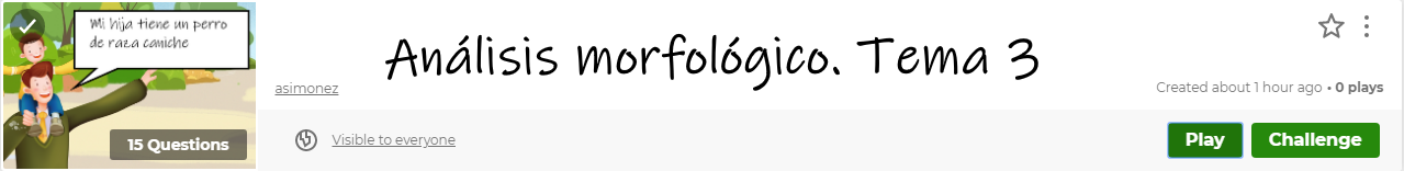 kahoot morfológico tema 3